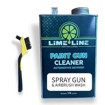 LiME LiNE Urethane Spray Gun and Airbrush Cleaner: Bonus Cleaning Brush Included