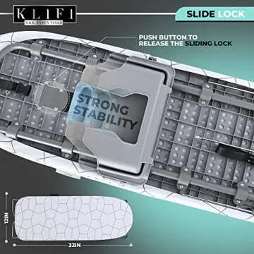 KLIFI Mini Compact Ironing Board Lightweight and Durable