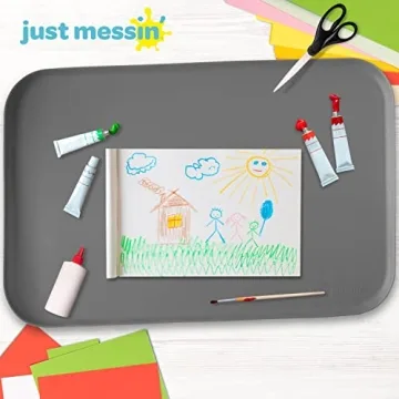 Creative Silicone Art Mat for Kids - Mess-Free and Fun