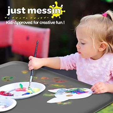 Creative Silicone Art Mat for Kids - Mess-Free and Fun