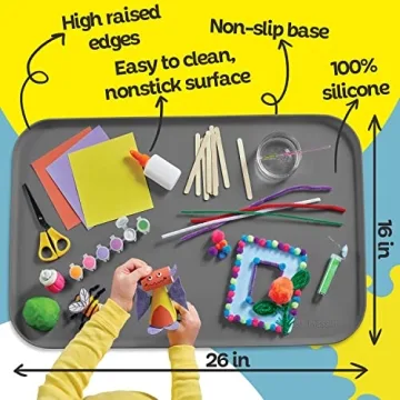 Creative Silicone Art Mat for Kids - Mess-Free and Fun