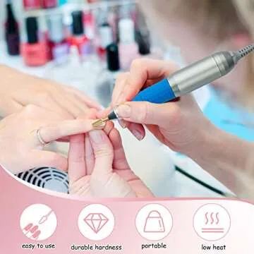 3 Pieces Tapered Barrel Carbide Nail Drill Bit, 3 Sizes Carbide Nail Drill Bit Acrylic File Cuticle, Art Tools for Gel Manicure Pedicure(XF, F, M,Gold)