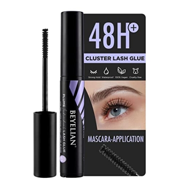 BEYELIAN Cluster Lash Glue with 48-Hour Hold for Lashes