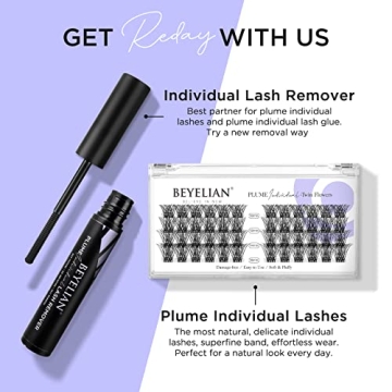 BEYELIAN Cluster Lash Glue with 48-Hour Hold for Lashes