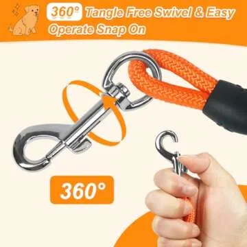 Vivifying Long Dog Leash 32ft for Outdoor Adventures