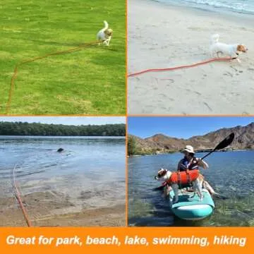 Vivifying Long Dog Leash 32ft for Outdoor Adventures