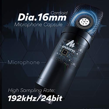 MAONO Microphone & Headphone Combo for Podcasters & Streamers