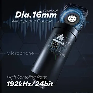 MAONO Microphone & Headphone Combo for Podcasters & Streamers
