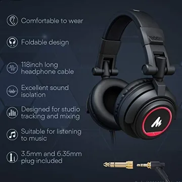 MAONO Microphone & Headphone Combo for Podcasters & Streamers
