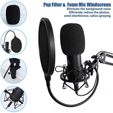 MAONO Microphone & Headphone Combo for Podcasters & Streamers