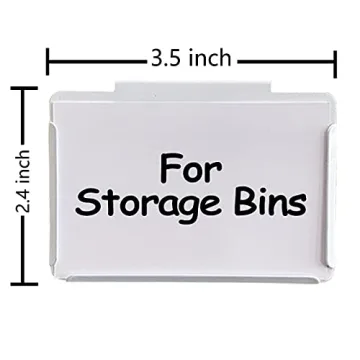 Top Label Clip Holder for Kitchen Organization and More