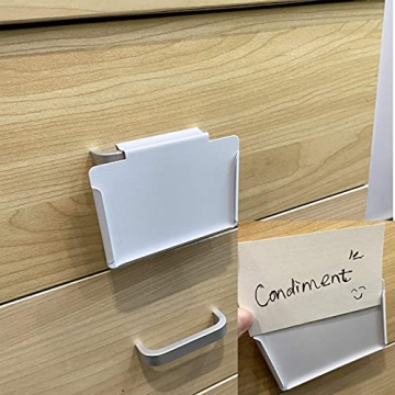 Top Label Clip Holder for Kitchen Organization and More
