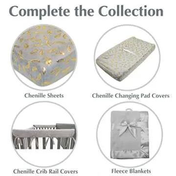 American Baby Company Fleece Blanket with Silk-Like Satin Trim, Soft, Warm & Cozy, Gray, 30" x 40" for Boys and Girls, Perfect for Baby Carrier, Stroller, Travel and Gifting