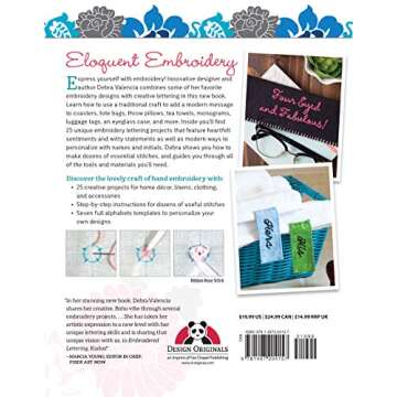 Embroidered Lettering: Techniques and Alphabets for Creating 25 Expressive Projects (Design Original...