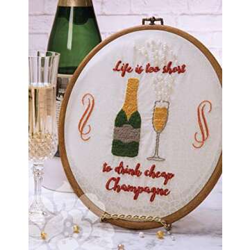 Embroidered Lettering: Techniques and Alphabets for Creating 25 Expressive Projects (Design Originals) Clever Needlework Ideas to Add Modern Messages to Coasters, Bags, Patches, Pillows, Towels & More