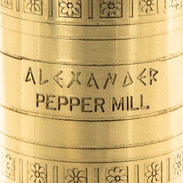 Alexander Home Greek Pepper Mill - Elegant 9 Inch Grinder