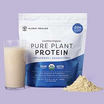 Organic Plant-Based Protein Powder for All Lifestyles