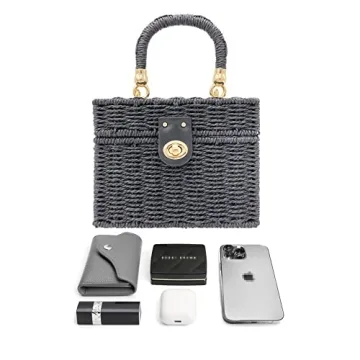 Stylish Handwoven Rattan Bag for Women- Chic Summer Accessory