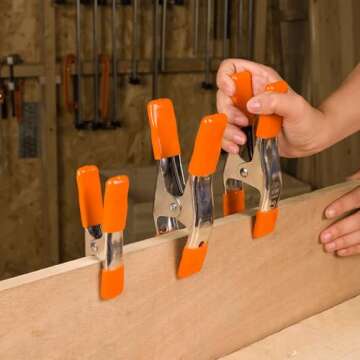 PONY 10-Piece Heavy Duty Metal Spring Clamps Set