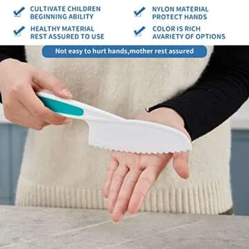 HONGYUTAI Kids Safe Knives Set for Young Chefs