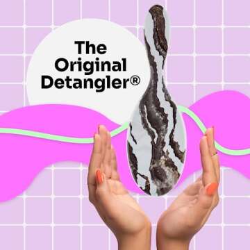 Wet Brush Original Detangling Brush, Techno Stone Brown - Gently Detangles Wet or Dry Hair - Hair Br...