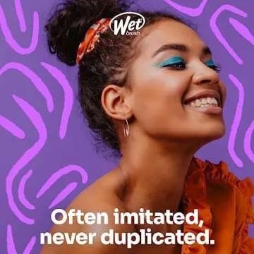 Wet Brush Original Detangling Brush, Techno Stone Brown - Gently Detangles Wet or Dry Hair - Hair Brush for All Hair Types - Painless, Reduces Breakage and Split Ends