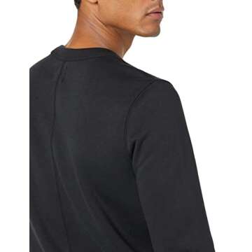 Amazon Aware Men's Crewneck Fleece Sweatshirt, Black, Small