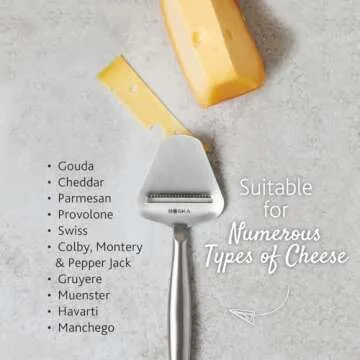 BOSKA Stainless Steel Cheese Slicer for Perfect Cheese