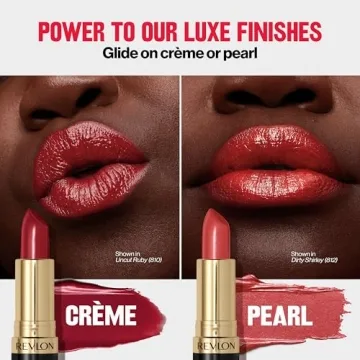 Revlon Super Lustrous Lipstick, Creamy Formula For Soft, Fuller-Looking Lips, Moisturized Feel, 668 Primrose, 0.15 oz