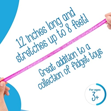 IMPRESA Monkey Noodle Fidget Toys - Stretchy Sensory Fun