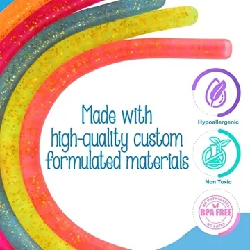 IMPRESA Monkey Noodle Fidget Toys - Stretchy Sensory Fun
