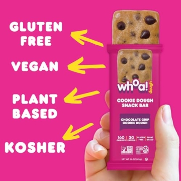 Whoa Dough Edible Cookie Dough Bars - Healthy Gluten-Free Snack