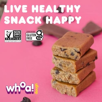 Whoa Dough Edible Cookie Dough Bars - Healthy Gluten-Free Snack
