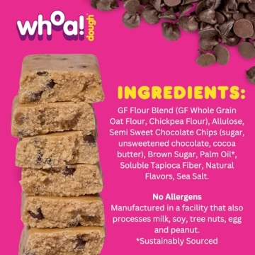 Whoa Dough Edible Cookie Dough Bars - Healthy Gluten-Free Snack