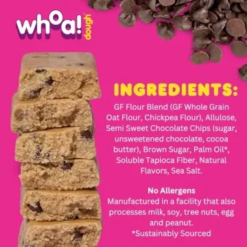 Whoa Dough Edible Cookie Dough Bars - Healthy Gluten-Free Snack