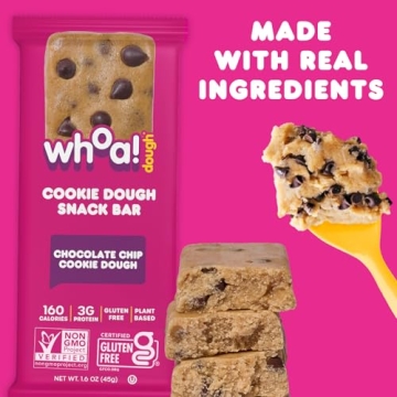 Whoa Dough Edible Cookie Dough Bars - Healthy Gluten-Free Snack