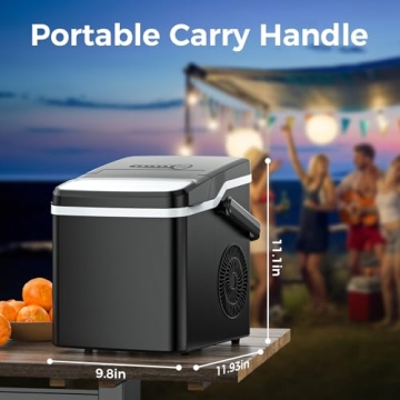 Portable Ice Maker for Home and Office - Fast and Easy