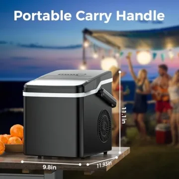 Portable Ice Maker for Home and Office - Fast and Easy