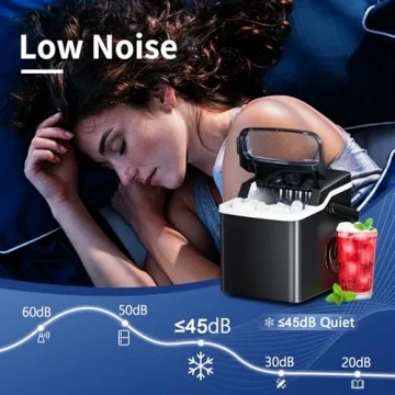 Portable Ice Maker for Home and Office - Fast and Easy