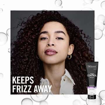 TRESemme Hair Gel, Mega Sculpting Hold for Edge Control, Frizz Control and Curly Hair with Coconut Oil, 9 Ounce (Pack of 4)