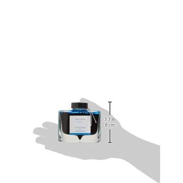 PILOT Iroshizuku Bottled Fountain Pen Ink, Kon-Peki, Deep Blue (Turquoise Blue) 50ml Bottle (69212)