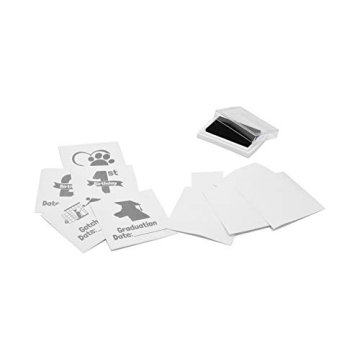 Bricobe Puppy Growth Chart and Paw Print Kit for Dogs