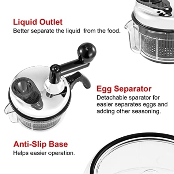 Geedel Manual Food Chopper for Quick and Easy Meal Prep