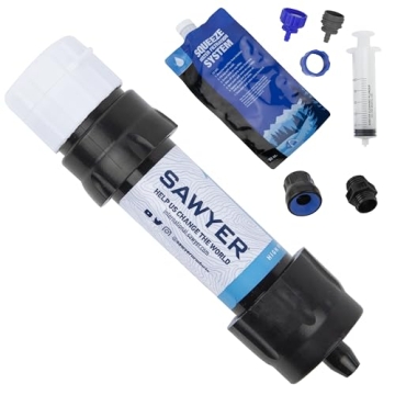 Sawyer MINI Plus Water Filtration System for Safe Hydration
