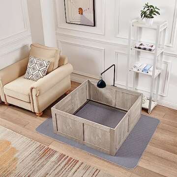 unipaws Whelping Box for Dogs - Premium Puppy Birth and Playpen