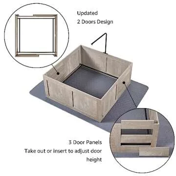 Premium unipaws Whelping Box for Puppies and Dogs