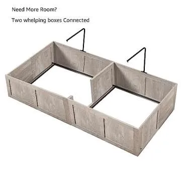 Premium unipaws Whelping Box for Puppies and Dogs