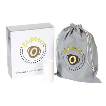 The Only Travel Potty Seat With Compartment Pockets, 2 in 1 Sturdy and Strong Light Weight, Its White Seat Makes It Look Like A Real Toilet. It's Great For Babies, Toddlers, and School Aged Children.