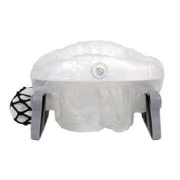 The Only Travel Potty Seat With Compartment Pockets, 2 in 1 Sturdy and Strong Light Weight, Its White Seat Makes It Look Like A Real Toilet. It's Great For Babies, Toddlers, and School Aged Children.