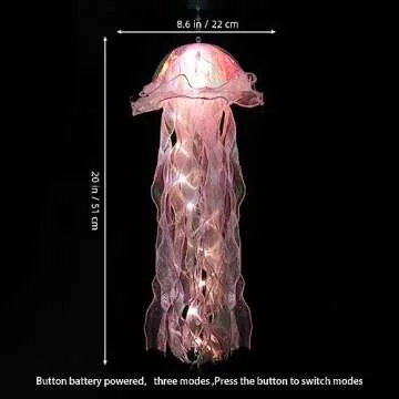 Glitter Iridescent Jellyfish Hanging Decor Jellyfish Kit for Under The Sea Little Mermaid Party Decoration Centerpiece Hanging Jelly Fish Decor Ocean Birthday Wedding Bridal Baby Shower Party Supplies